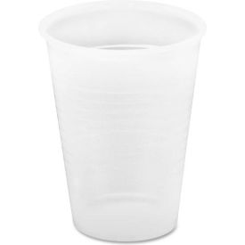 Genuine Joe Plastic Cold Drink Cups Rolled Rim 12 Oz. 1000/Carton Translucent GJO10435