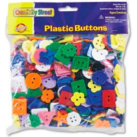 Chenille Kraft 6120 Plastic Button Assortment 1 lbs. Assorted Colors/Sizes 6120