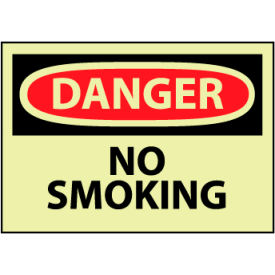 Glow Danger Rigid Plastic - No Smoking GD79RB