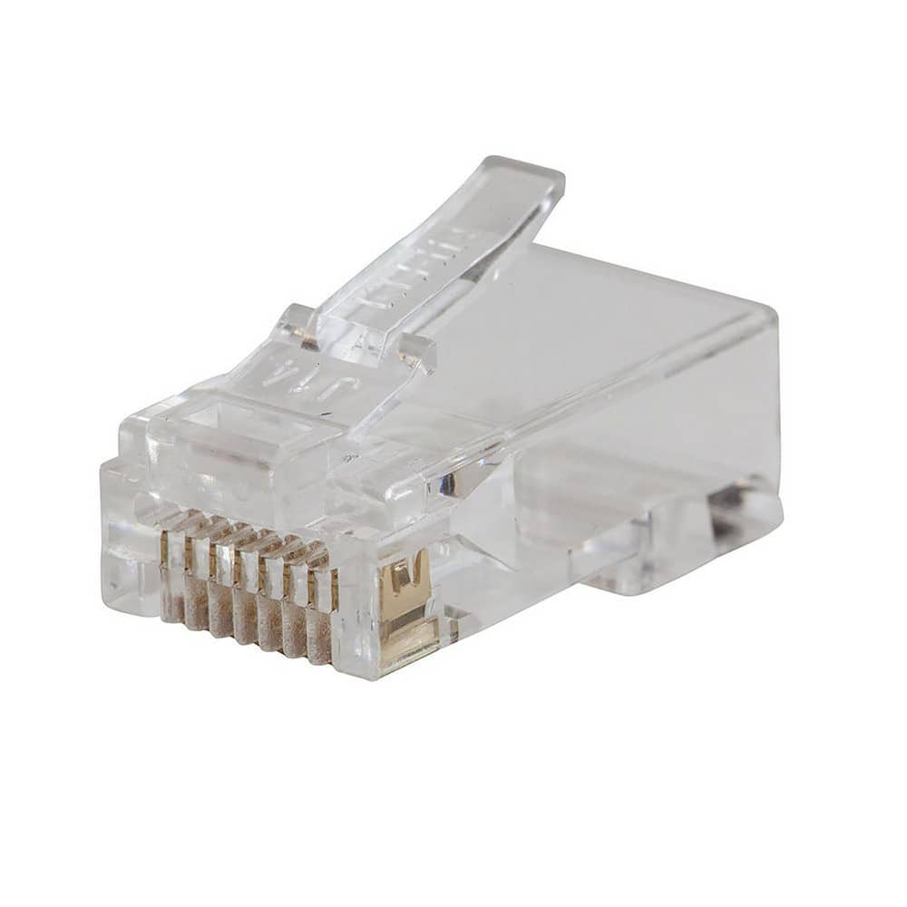 Modular Connectors; Connector Type: Plug; Data Rating: Cat5e; Number of Positions: 8; Color: Clear; Number Of Wires: 8.000; Shielding: No MPN:VDV826-702 - Pkg Qty 50