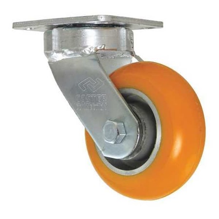 Swivel Plate Caster, CC Apex, Orange, 5