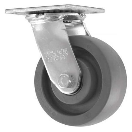 Swivel Plate Caster, CC Nylex, Gray, 5