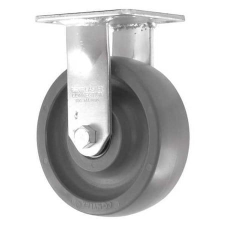Rigid Plate Caster, CC Nylex, Gray, 6