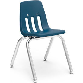 Virco® 9014 Classic Series™ Classroom Chair - Navy Vented Back - Pkg Qty 4 90429C51