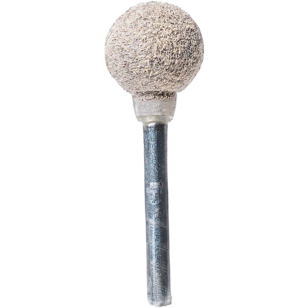 Mounted Points, Point Shape: Ball , Point Shape Code: B122 , Abrasive Material: Aluminum Oxide , Tooth Style: Single Cut , Grade: Medium  MPN:323703