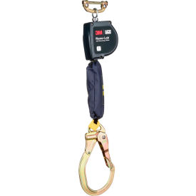 3M™ Dbi-Sala Nano-Lok XL Self Retracting Lifeline w/Quick Connect & Steel Rebar Lock Hook 9'L 7100325448