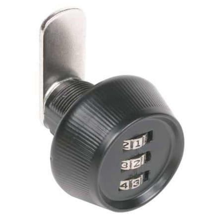 Combination Knob Keyless Cam Lock, Black MPN:39023
