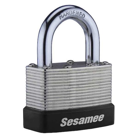 Combination Padlock, Bottom, Black/Silver MPN:436L