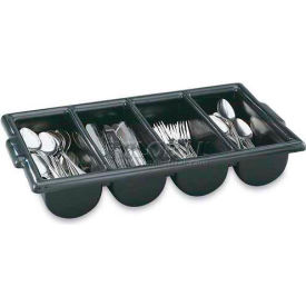 Vollrath® Traex Cutlery Box 52653 Polyethylene Black 52653 - Pkg Qty 12