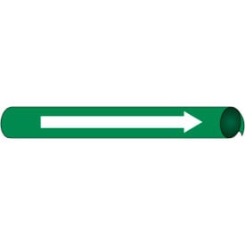 NMC™ Precoiled & Strap-On Pipe Marker Direction Arrow Fits 3-3/8