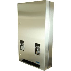 Frost Double Sanitary Napkin Tampon Vendor - Stainless 50 Cent - 608-3-0.50 608-3-0.50