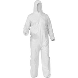 KleenGuard™ A35 Liquid & Particle Protection Coverall XL White 25/Case 38939