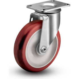 Colson® 2 Series Swivel Plate Caster 2.05256.91 - Polyurethane on Polyolefin 5