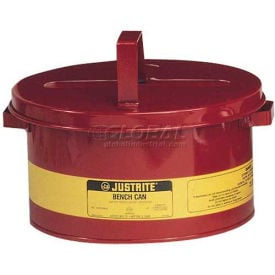 Justrite Bench Can 3-Gallon Yellow 10771 10771