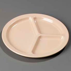 Carlisle KL10225 - Kingline™ 3-Compartment Plate 10-1/16