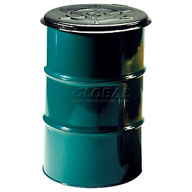 CDF Drumsaver™ Lid Drum Cover PLTH55 for Closed Head Drums - Black PLTH55 - Pkg Qty 25