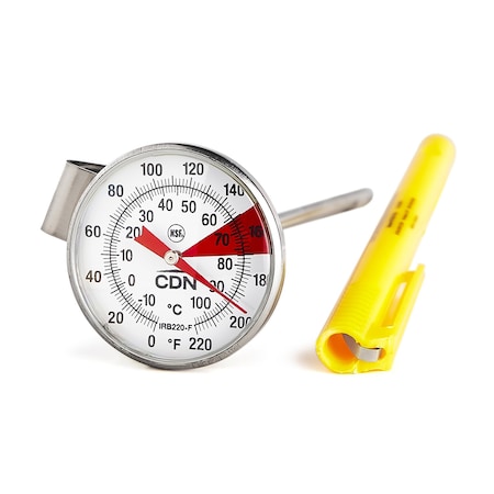 Beverage Frothing Thermometer, 5 in Stem MPN:IRB220-F