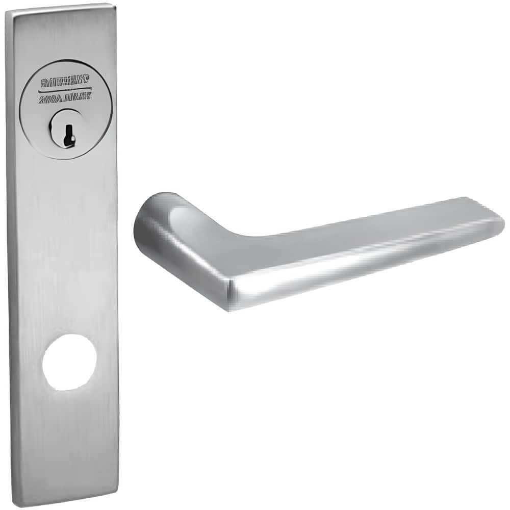 Lever Locksets, Lockset Type: Entrance , Key Type: Keyed Different , Back Set: 2-3/4 (Inch), Cylinder Type: Conventional , Material: Metal  MPN:8271-12V LE1F 2