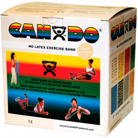 CanDo® Latex-Free Exercise Band Tan 25 Yard Roll 1 Roll/Box 10-5630