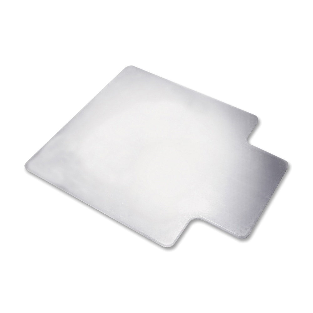SKILCRAFT High-pile PVC Heavy-duty Floor Mat, Floor, Carpeted Floor, 60in L x 46in W x 0.22in H, Vinyl, Clear MPN:5772530