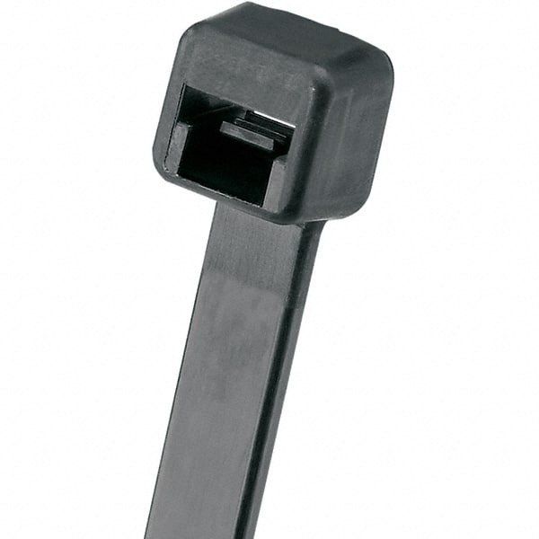 Cable Tie: Black, Nylon MPN:PLT1M-M30