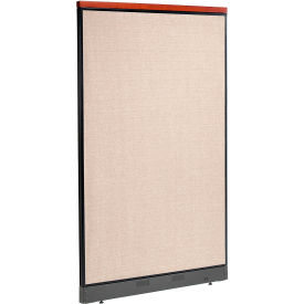 Interion® Deluxe Non-Electric Office Partition Panel with Raceway 48-1/4