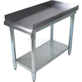 BK Resources Equipment Stand W/ Galvanized Steel Shelf 18 Ga 430 Stainless Steel Top 19