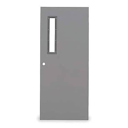 Narrow Light Steel Door, 84 in H, 48 in W, 1 3/4 in Thick, 18-gauge, Type: 1 MPN:CHMD-NL4070-MORT-CE-18ga