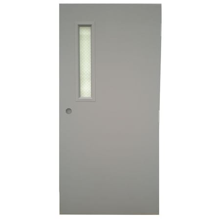 Narrow Light Steel Door with Glass, 80 in H, 30 in W, 1 3/4 in Thick, 18-gauge, Type: 1 MPN:CHMD X NL26 68 X CYL-CE-18ga-WG