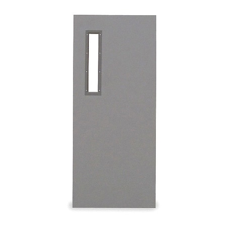 Narrow Light Steel Door with Glass, 84 in H, 36 in W, 1 3/4 in Thick, 16-gauge, Type: 3 MPN:CHMD x NL30 70 x MORT-ST-16ga-WG