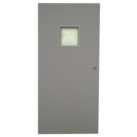 Vision Light Steel Door with Glass, 80 in H, 30 in W, 1 3/4 in Thick, 18-gauge, Type: 1 MPN:CHMD X VL26 68 X CYL-CE-18ga-WG