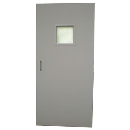 Vision Light Steel Door with Glass, 80 in H, 32 in W, 1 3/4 in Thick, 18-gauge, Type: 1 MPN:CHMD X VL28 68 X MORT-CE-18ga-WG