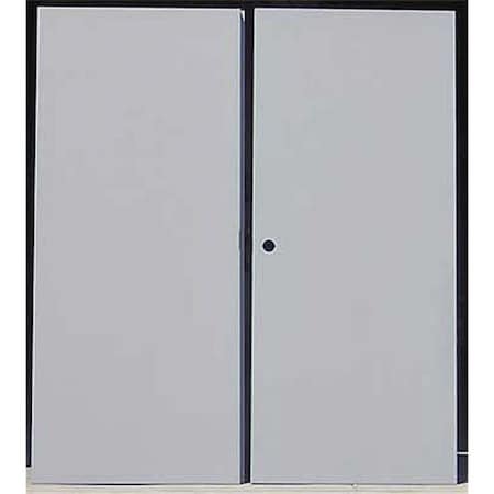 Security Double Doors, RHR, 80 in H, 60 in W, 1 3/4 in Thick, 18-gauge steel, Type: 1 MPN:CHMDD 50 68-RHR-CYL-CE