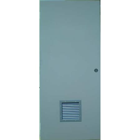 Steel Door with Louvers, 80 in H, 36 in W, 1 3/4 in Thick, 18 -gauge steel, Type: 2 MPN:CHMDL 30 68- 24 x60 Vent CU