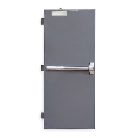 Security Door, RHR, 80 in H, 36 in W, 1 3/4 in Thick, 18 Gauge Steel, Type: 2 MPN:RSHL-1-3068-RHR-CU