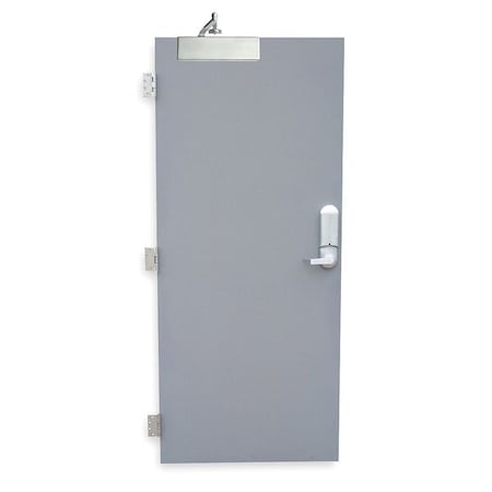 Security Door, RH, 80 in H, 36 in W, 1 3/4 in Thick, 18 Gauge Steel, Type: 1 MPN:RSHL-2-3068-RH-CE
