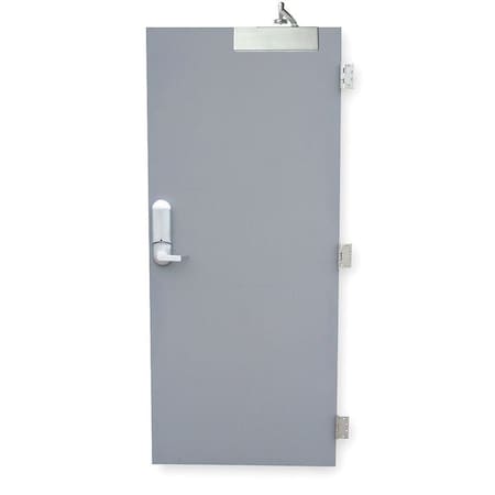 Security Door, LH, 84 in H, 36 in W, 1 3/4 in Thick, 18 Gauge Steel, Type: 3 MPN:RSHL-2-3070-LH-ST