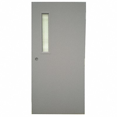 D3698 Metal Door With Glass Type 1 80 x 30 In MPN:CHMD X NL26 68 X CYL-CE-18ga-WG