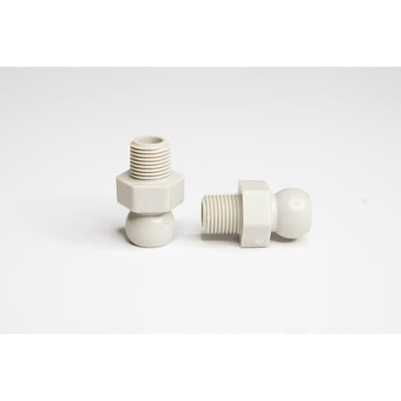 Snap-Loc Systems 1/4 System Male Hose to Male Pipe Thread Connector 1/8 NPT Pac of 4 MPN:8425-17