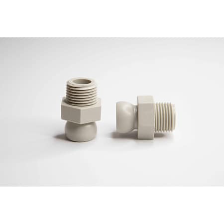 Snap-Loc Systems 1/2 System Male Hose to Male Pipe Thread Connector 1/2 NPT Pac of 4 MPN:8450-18