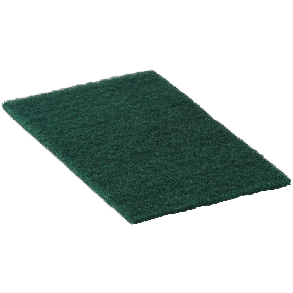 Americo Medium-Duty Hand Pads, 7in x 8-11/16in, Green, Pack Of 20 Pads (Min Order Qty 8) MPN:510118