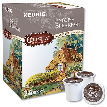 Tea, English Breakfast, Pod, Caffeinated, Ground, 2.4 oz, 24 PK MPN:14731