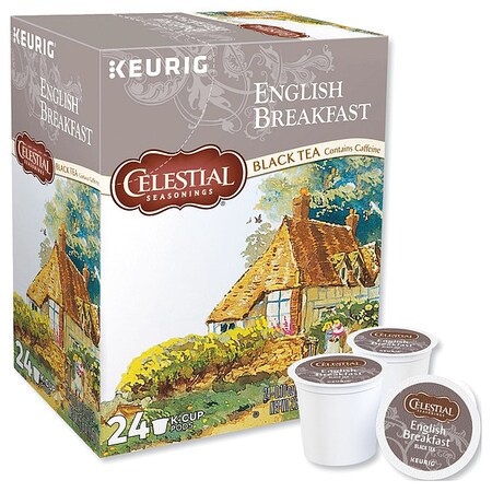 Tea, English Breakfast, Pod, Caffeinated, Ground, 9.6 oz, 96 PK MPN:14731