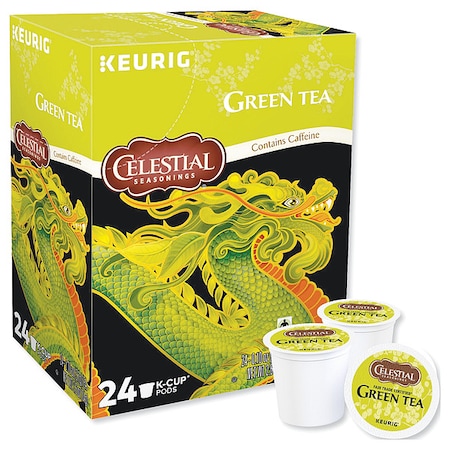 Tea, Green Tea, Pod, Caffeinated, Ground, 9.6 oz, 96 PK MPN:14734