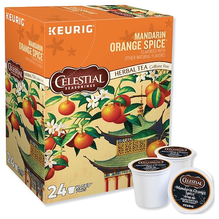 Tea, Mandarin Orange, Pod, Caffeinated, Ground, 3.12 oz, 24 PK MPN:14735