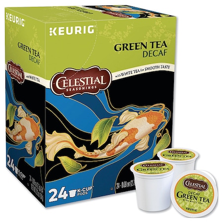 Tea, Decaffeinated Green Tea, Pod, Decaffeinated, Ground, 8.64 oz, 96 PK MPN:14737