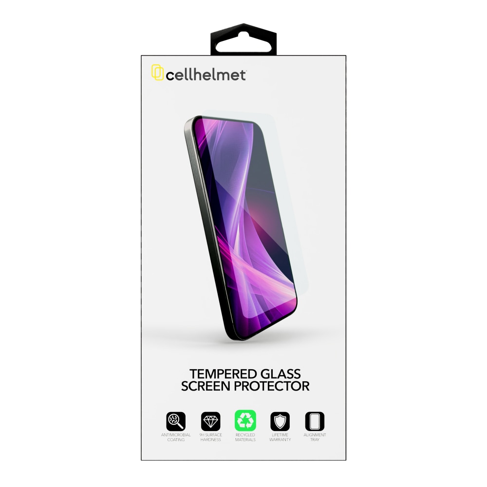 cellhelmet Tempered Glass Screen Protector, With $100 Coverage, For iPhone 14 Pro MPN:TEMP-I14-PRO-100