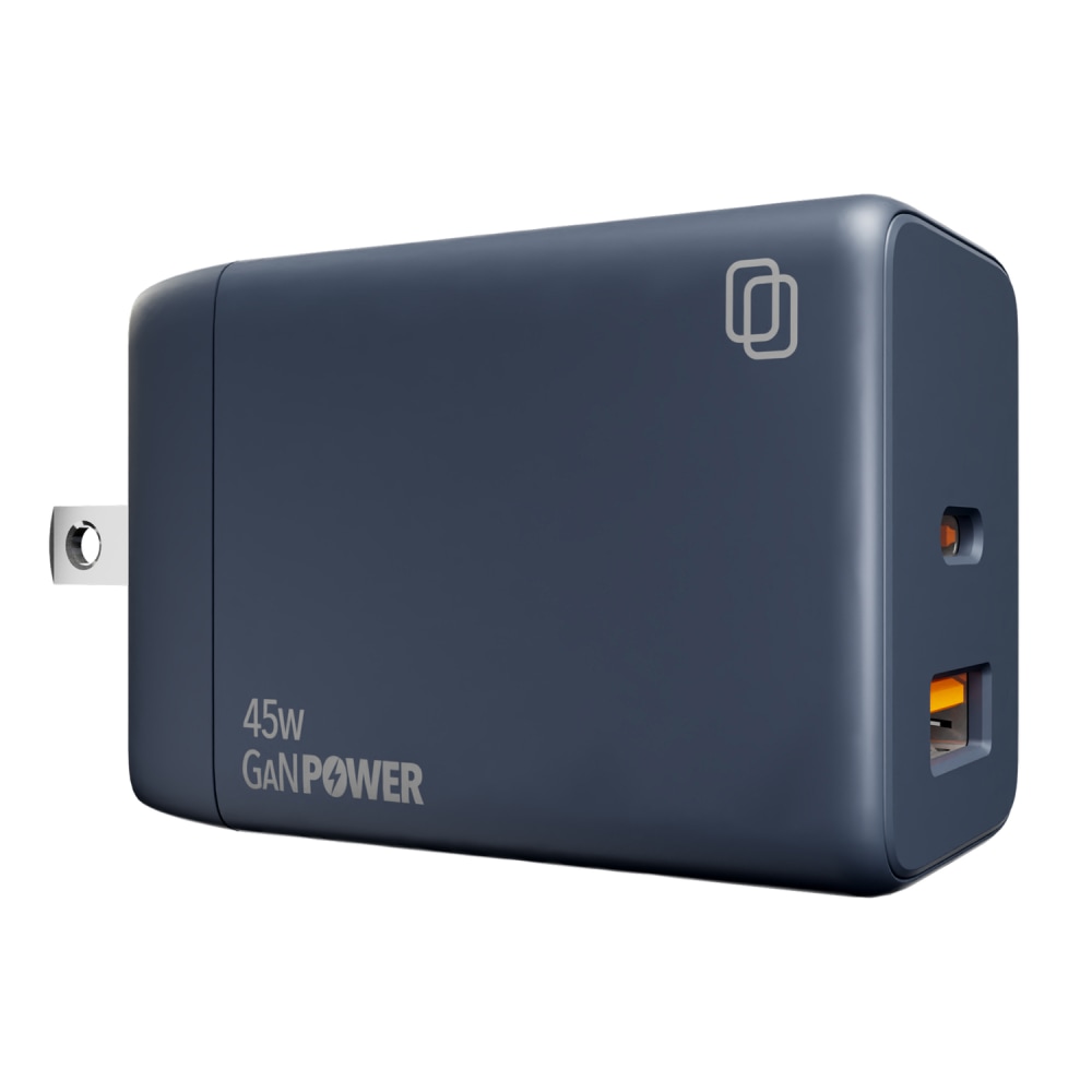 cellhelmet Dual-Port 45-Watt USB-C And USB-A GaN Wall Charger, Gray, PB-220 MPN:PB-220