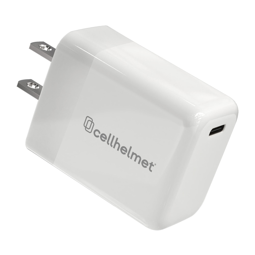 cellhelmet 30-Watt Single USB-C Power Delivery Wall Charger, White MPN:WALL-PD-30W-W