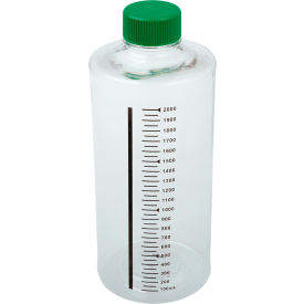 CELLTREAT® 2000mL Roller Bottle Non-treated Suspension Culture Printed Graduations 229584